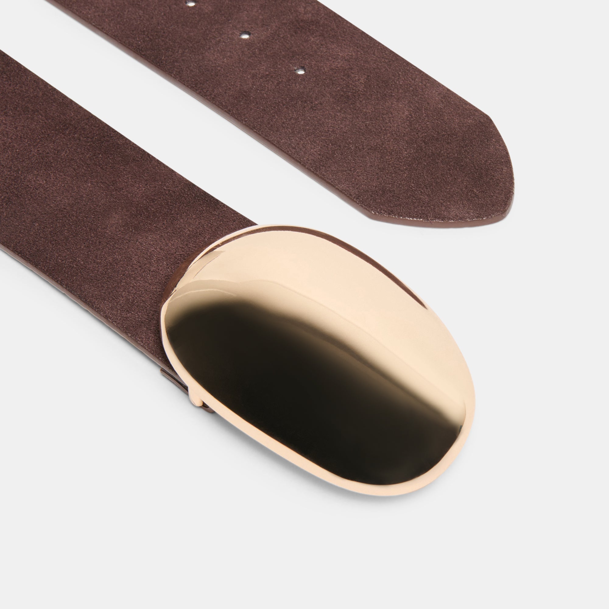 BUBBLE BUCKLE BELT MAHOGANY GOLD