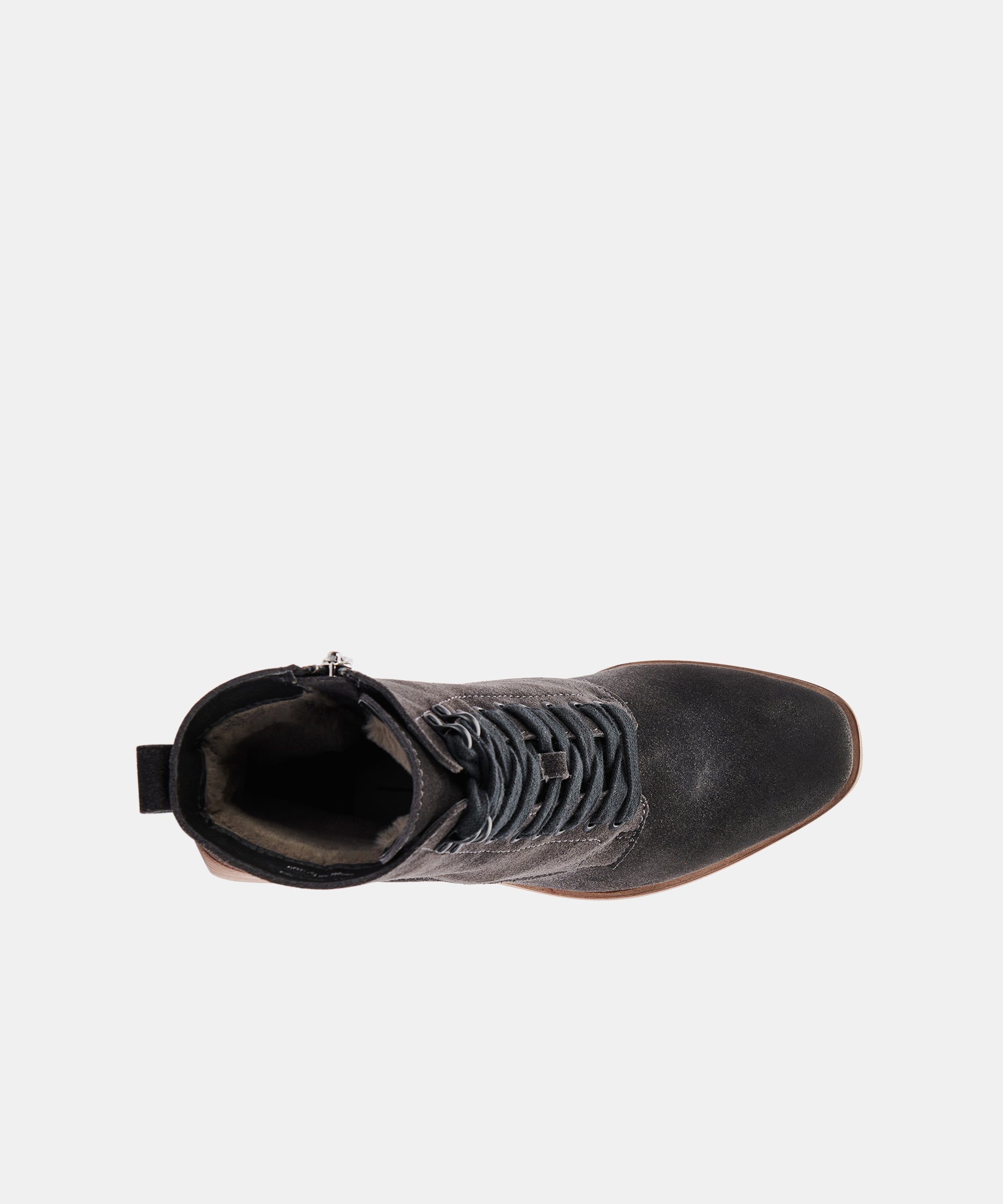 IDEN BOOTIES ANTHRACITE SUEDE - re:vita