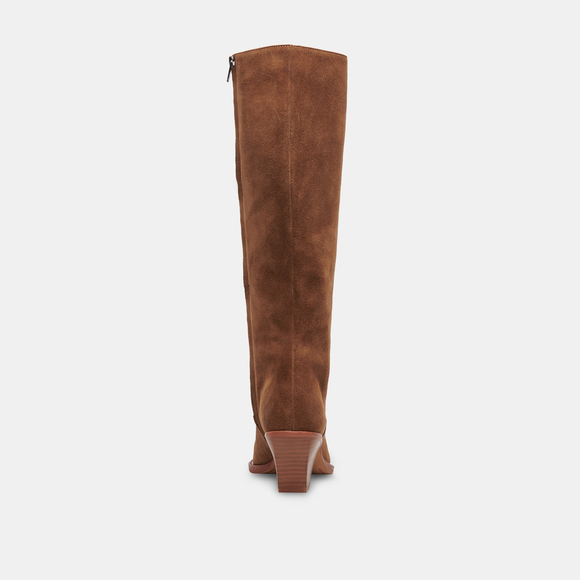 RAJ EXTRA WIDE CALF BOOTS BROWN SUEDE
