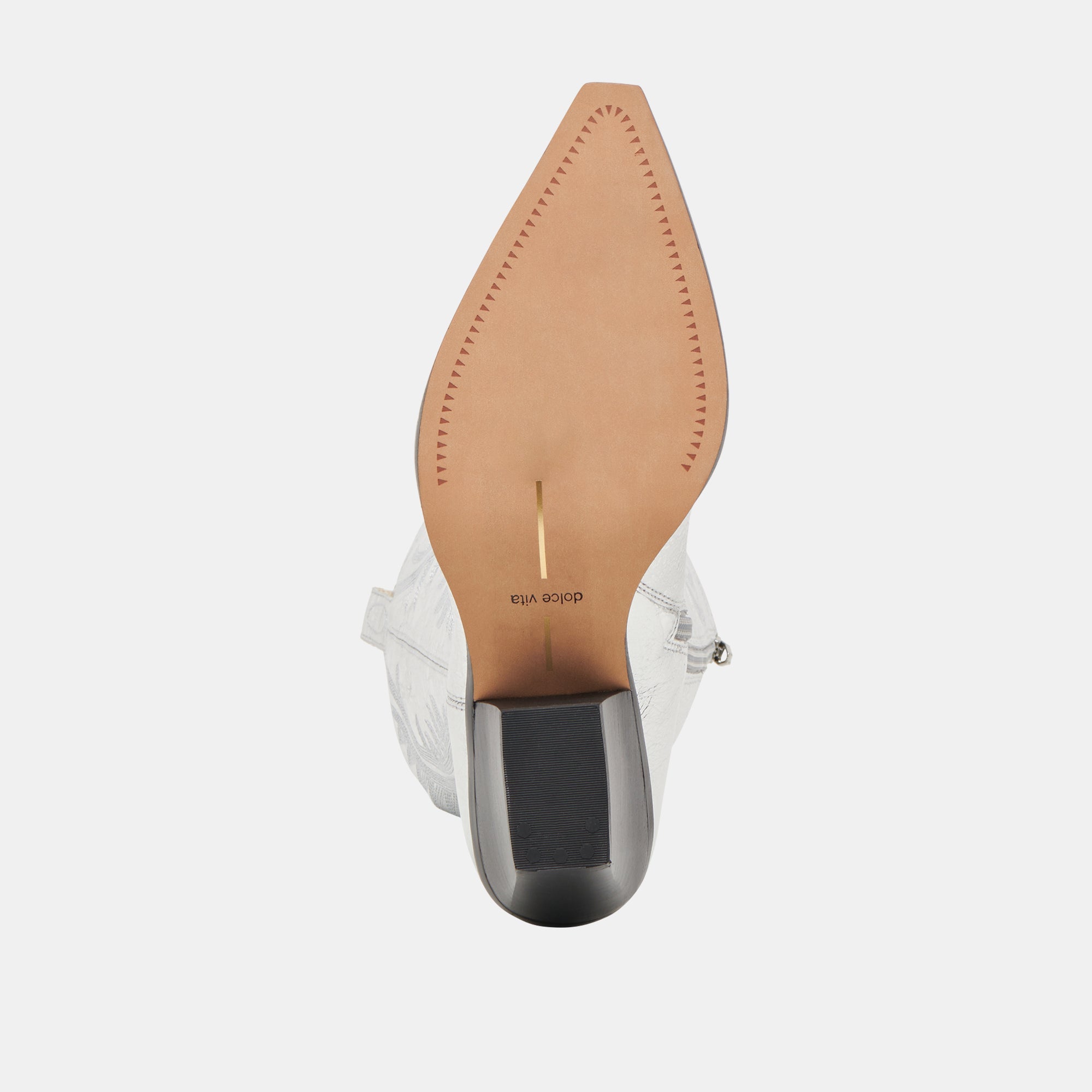 RYATT EXTRA WIDE CALF BOOTS SILVER DISTRESSED LEATHER