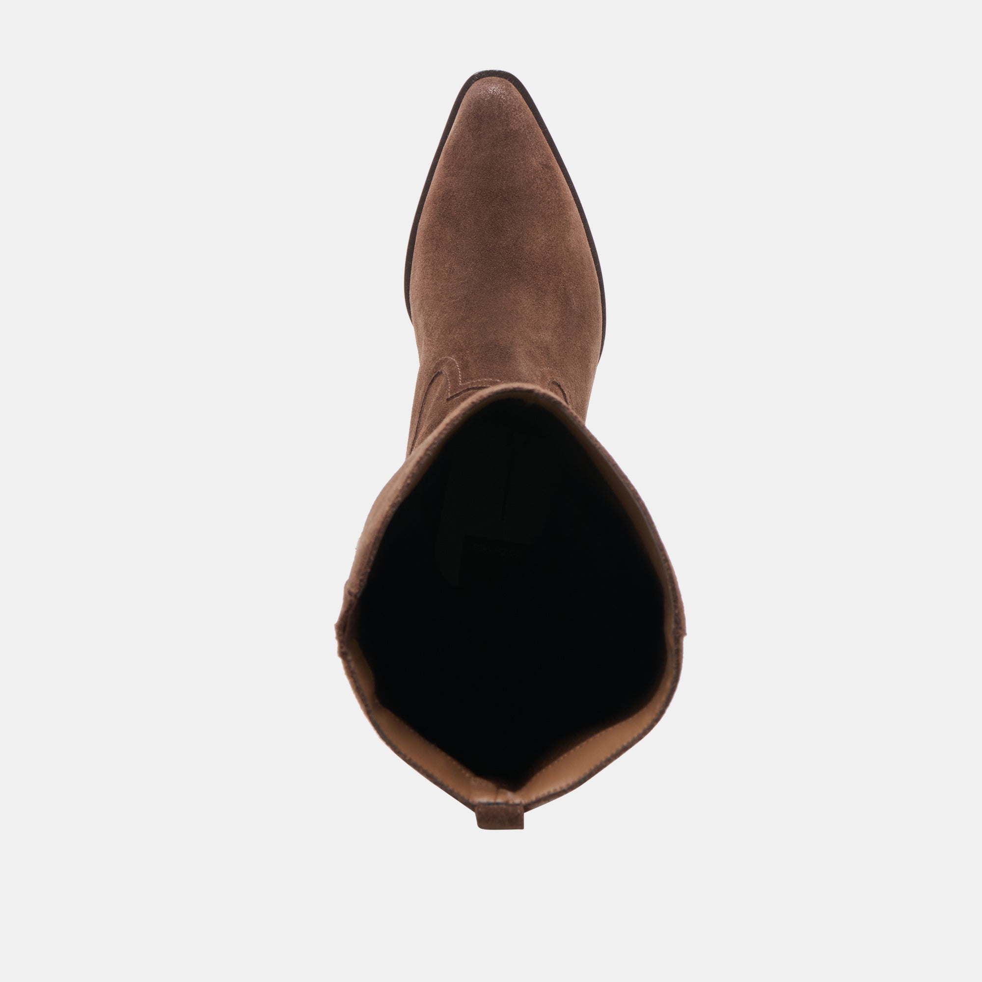 VIRONA H2O WIDE CALF BOOTS DK BROWN SUEDE