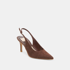 ELASI HEELS DK BROWN NUBUCK