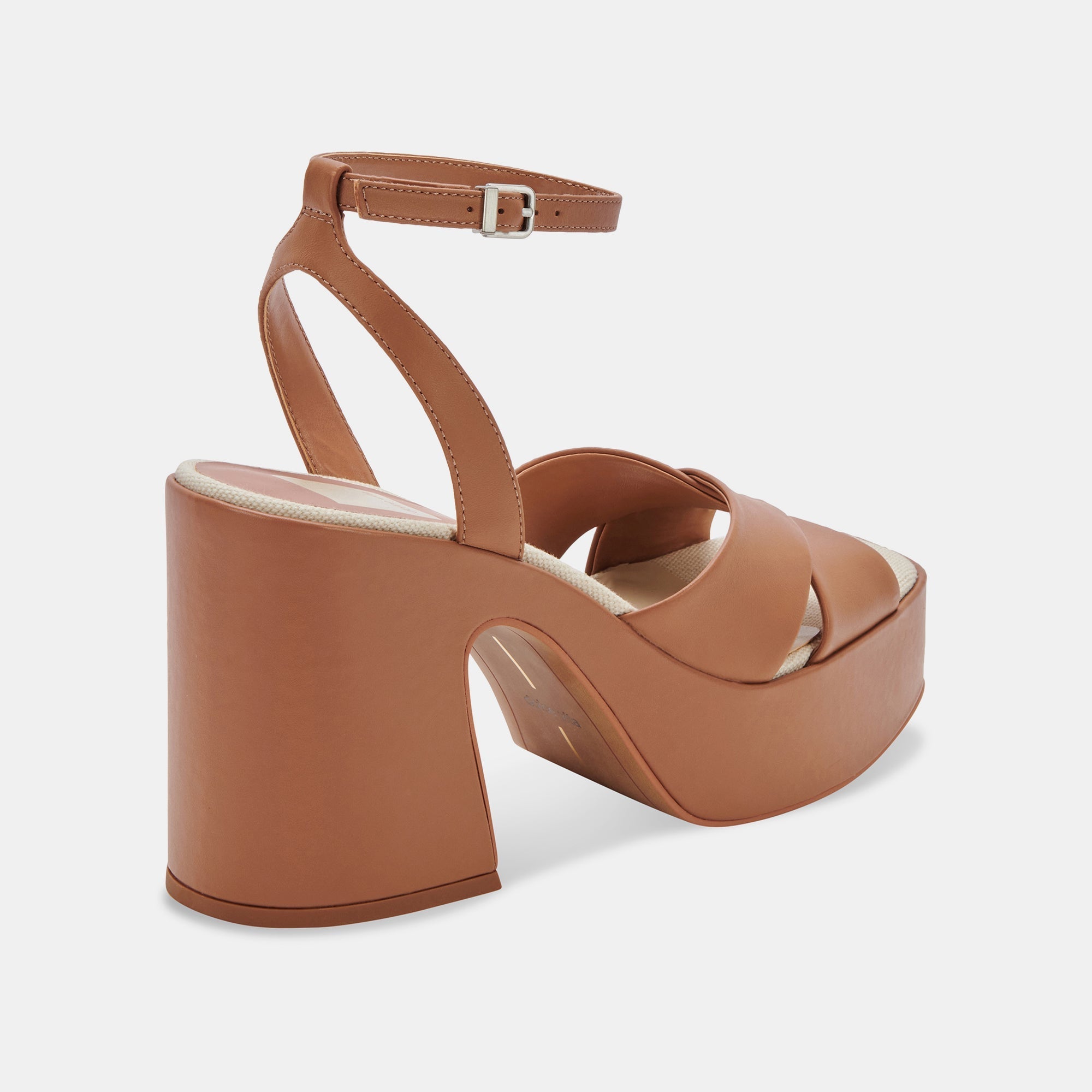 WESSI HEELS CARAMEL LEATHER - re:vita