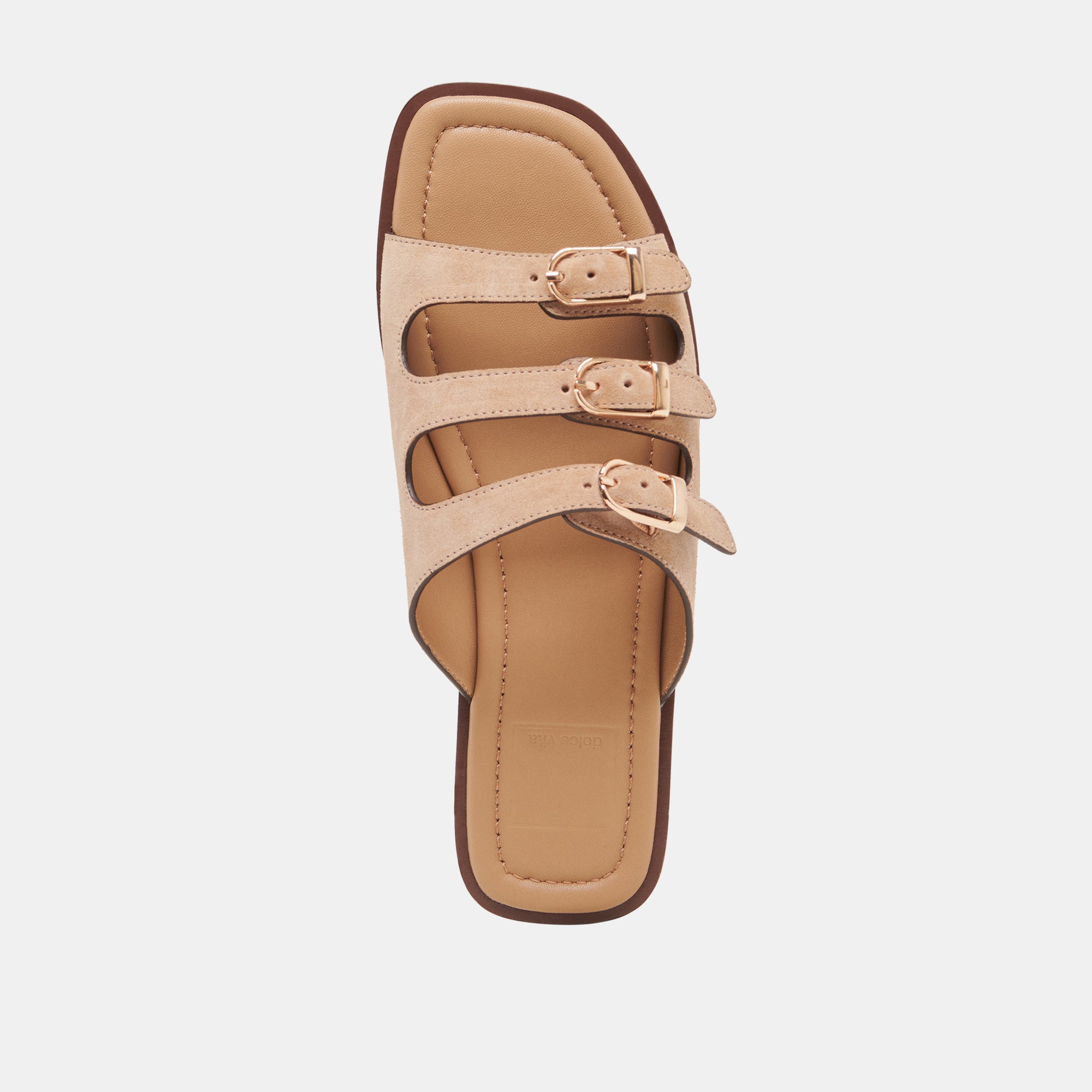 FIN SANDALS TAN SUEDE